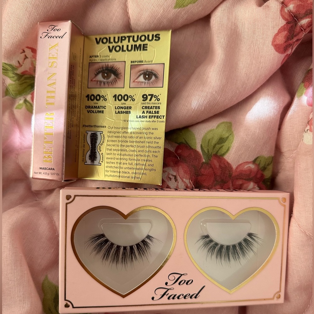TOO FACED BETTER THAN SEX LASHES AND MASCARA SET